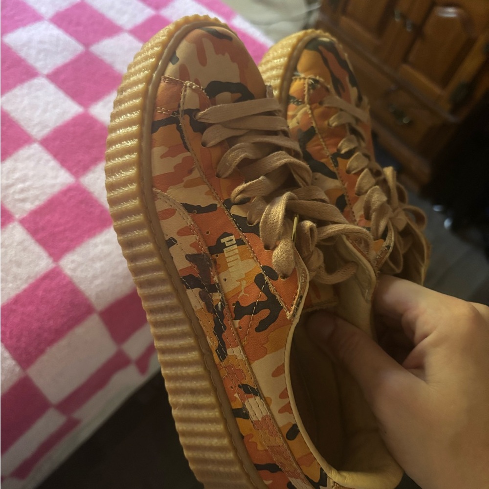 Puma Camouflage Sneakers with Bold Colors